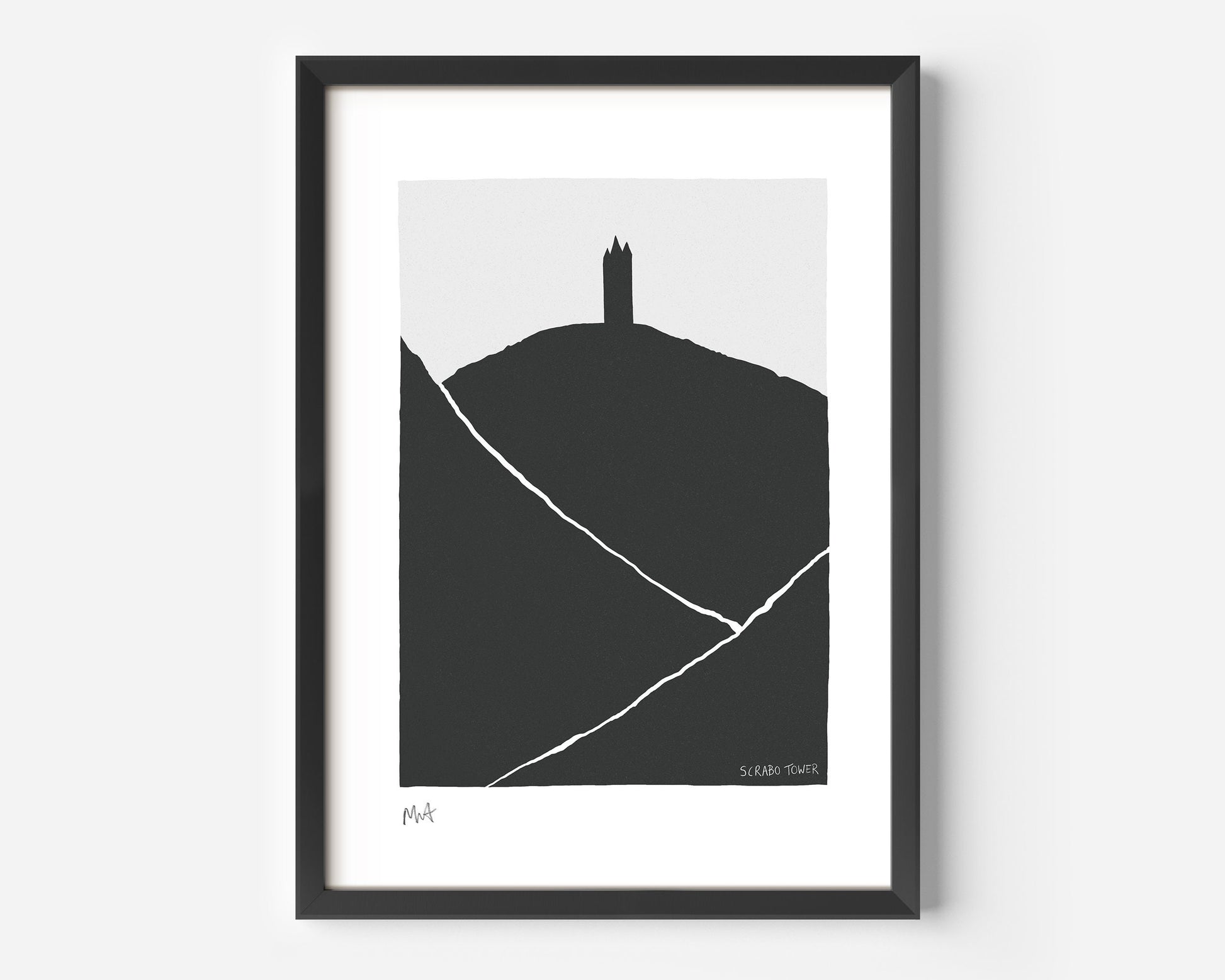SCRABO TOWER, Northern Ireland – A4 / A3 print