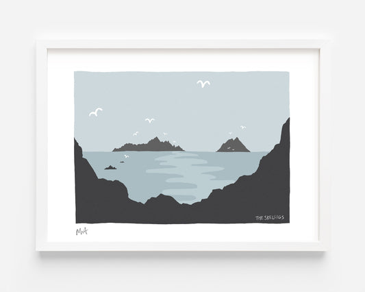 THE SKELLIGS, Kerry, Ireland – A4 / A3 print