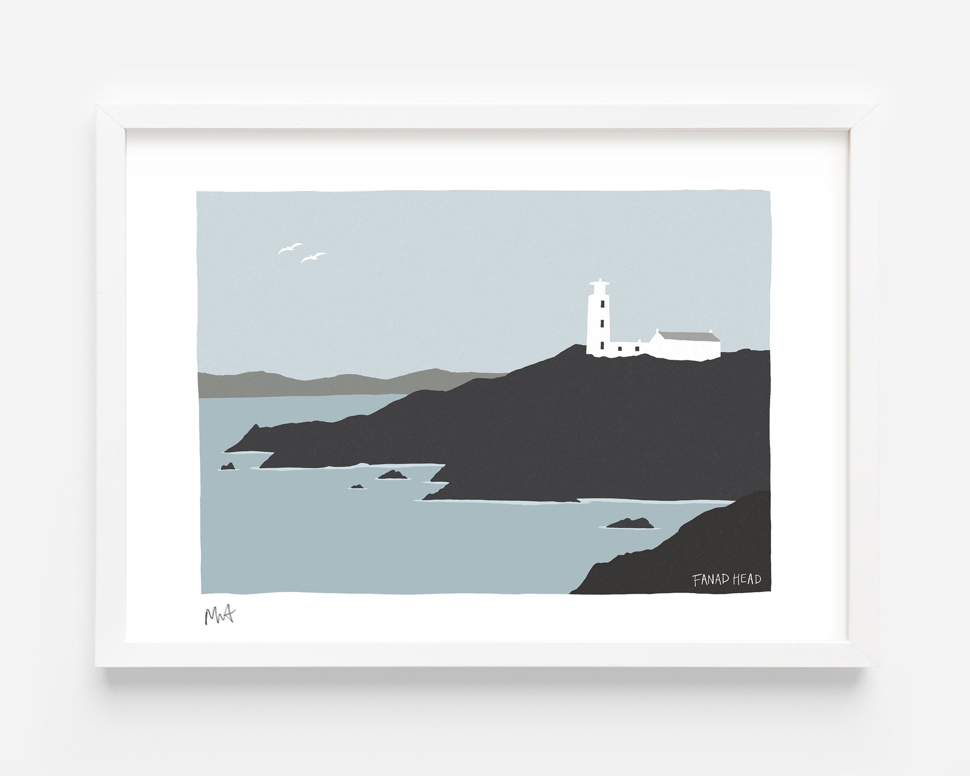 FANAD HEAD LIGHTHOUSE, Donegal, Ireland – A4 / A3 print
