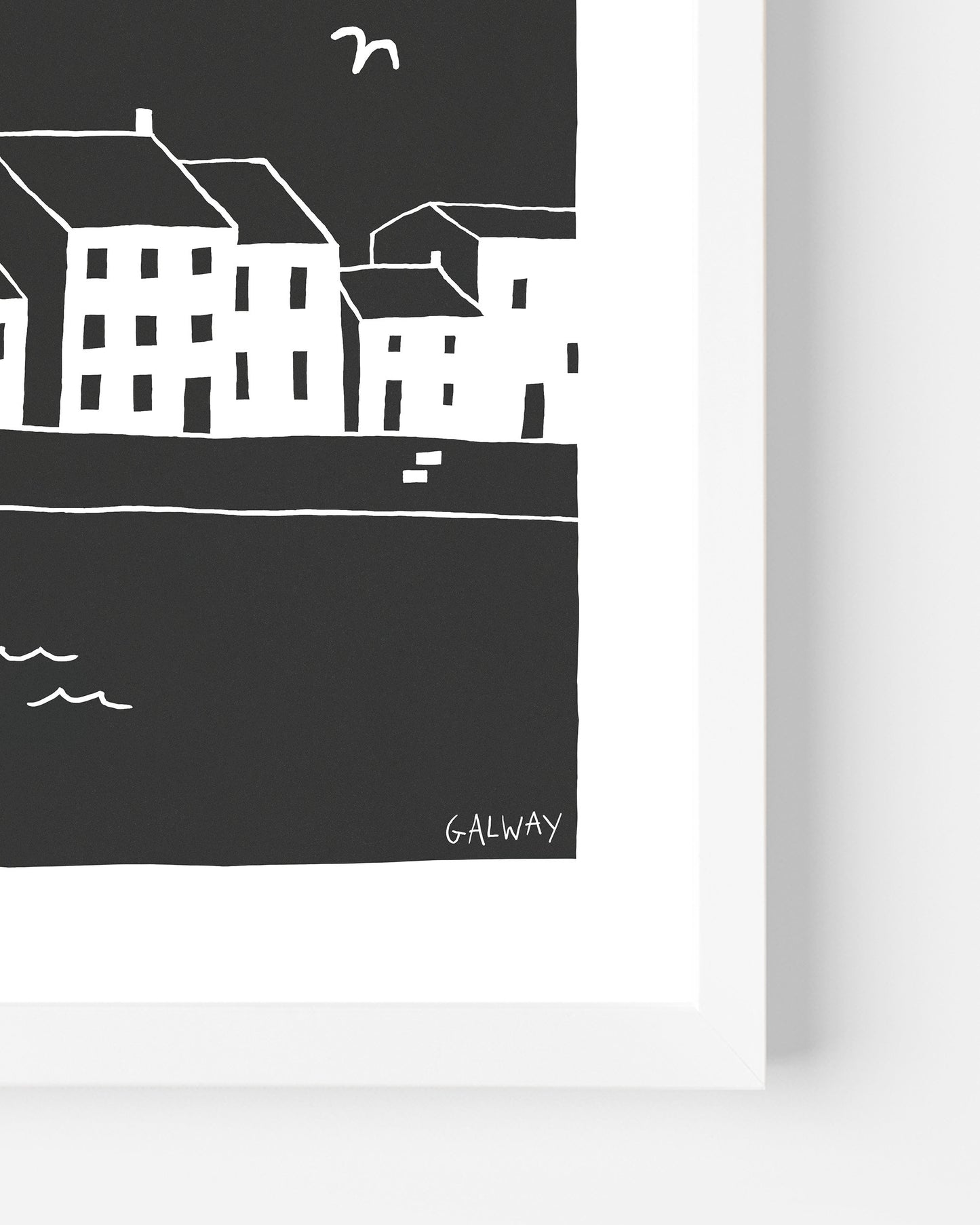 Galway, Ireland – A4 / A3 print, Black & White